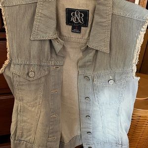 Rock and republic jean vest.